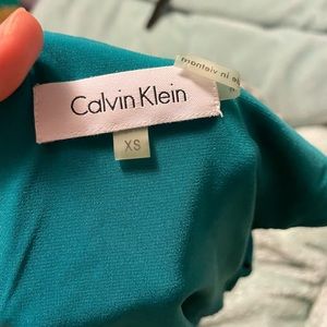 Teal Calvin Klein size xs blouse